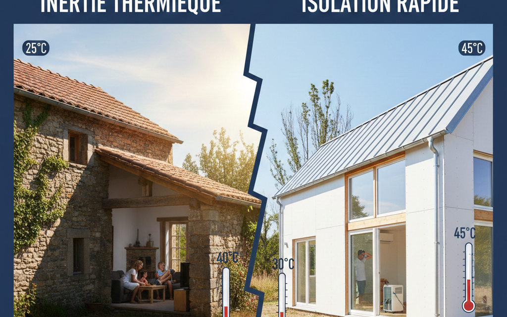 Inertie thermique vs isolation rapide : comprendre la différence