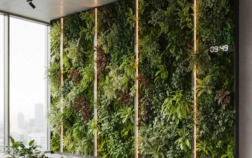 Mur végétal intérieur : faites entrer la nature chez vous
