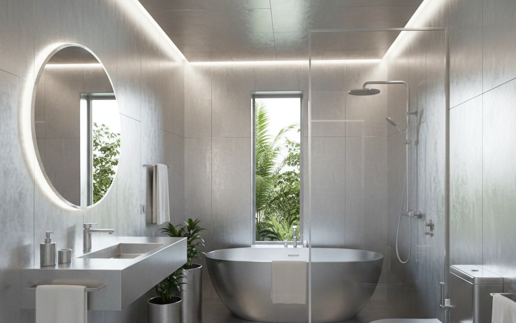 Résistance de l&rsquo;aluminium en salle de bain