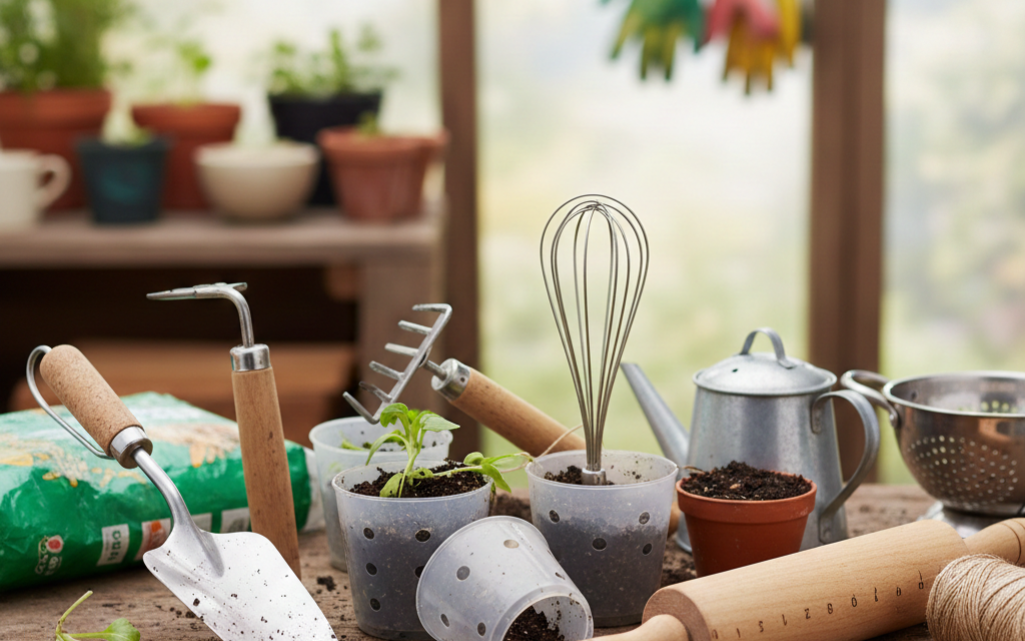 Zéro budget ? Les outils de jardinage que vous avez déjà dans votre cuisine