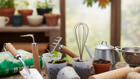 Zéro budget ? Les outils de jardinage que vous avez déjà dans votre cuisine