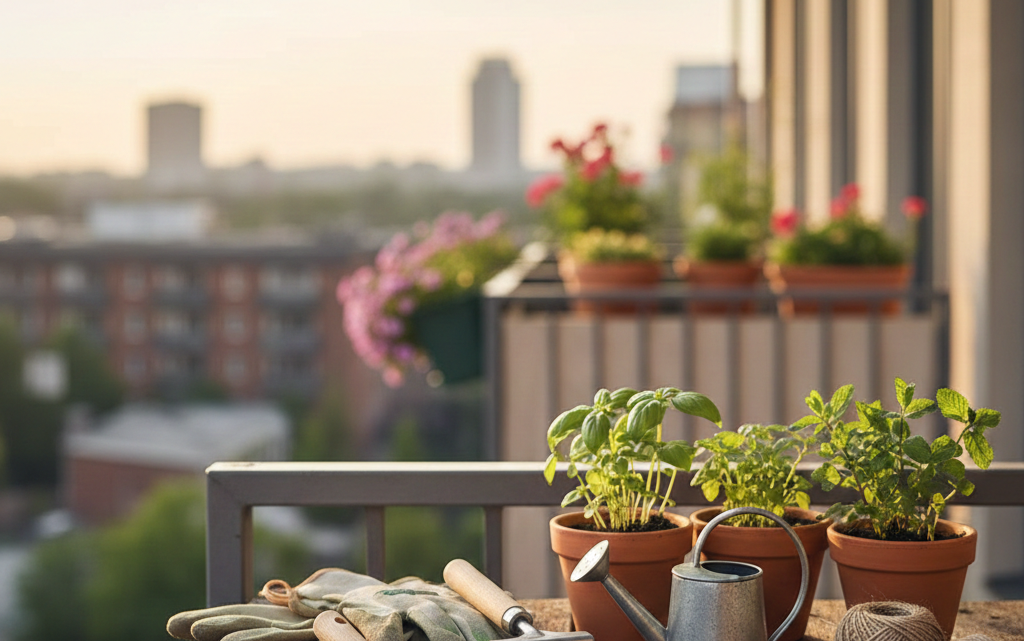 Le design s&rsquo;invite au jardin : les plus beaux outils de jardinage pour balcon