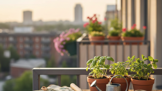 Le design s&rsquo;invite au jardin : les plus beaux outils de jardinage pour balcon