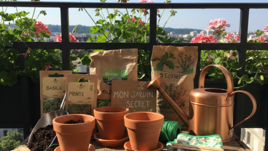 Le kit de jardinage pour balcon idéal quand on habite un 20m²