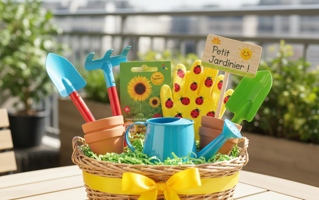 Les outils de jardinage pour balcon que vous pouvez piquer à vos enfants