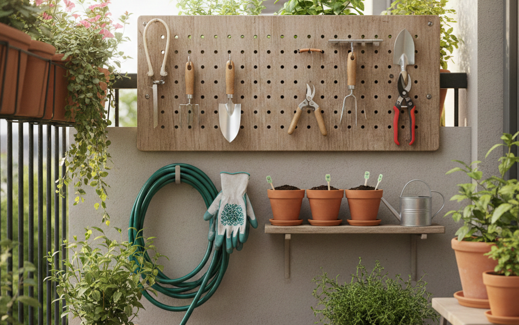 Comment entretenir et ranger ses outils de jardinage pour balcon